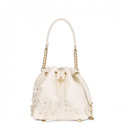 Borsa a mano BUCKET BAG TUILERIES - EDMOND Bianco