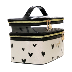 Beauty Case M Love Me Bianco