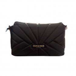 Borsa a spalla LARGE FLAP TERRY Nero