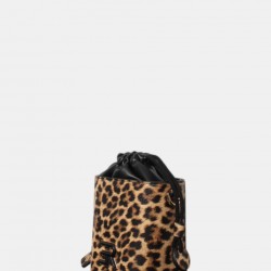 Borsa a tracolla BUCKET TANSY Leopard