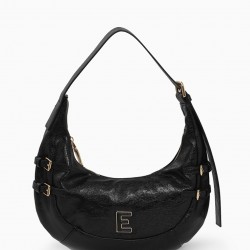 Borsa a spalla SMALL HOBO TEAL Nero