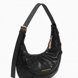 Borsa a spalla SMALL HOBO TEAL Nero