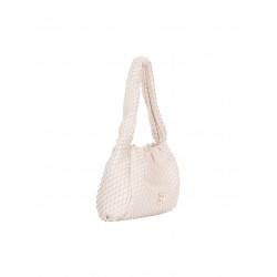 Borsa a spalla LARGE HOBO TEAGAN Avorio