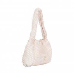 Borsa a spalla LARGE HOBO TEAGAN Avorio
