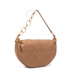 Borsa a spalla Hobo Camel Suede