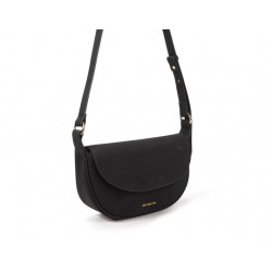 Mini bag a tracolla Black Suede