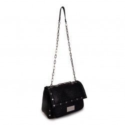 Borsa Charlie Logo - Nero