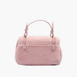 Borsa a mano Small Atena Teddy Pink