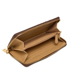 Portafoglio Zip Around Brown