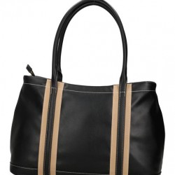 Borsa a spalla Canvas Nero