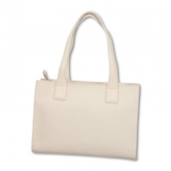 Borsa a spalla Shopper Signature Love Avorio