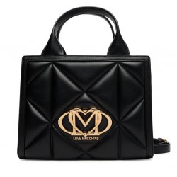 Borsa a mano Embossed Nero