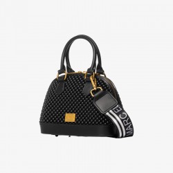 Borsa a mano FLAT XS BALL Black /Gold Lux 