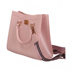 Borsa a mano FLAT WOOD M Rose/Rame