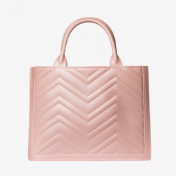 Borsa a mano FLAT BUBY WAVE M Rose/Light Gold