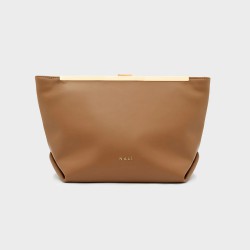 Borsa a mano Pochette Lea Marrone