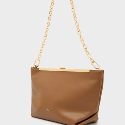 Borsa a mano Pochette Lea Marrone