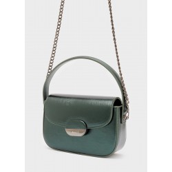 Borsa a mano Gia Verde Metallic