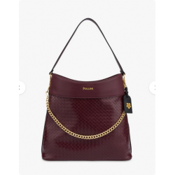 Borsa a spalla Bordeaux Intreccio