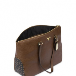 Borsa a spalla Tote Marrone