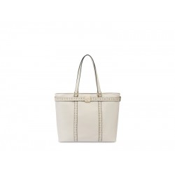 Borsa a spalla Plain Embossed Avorio