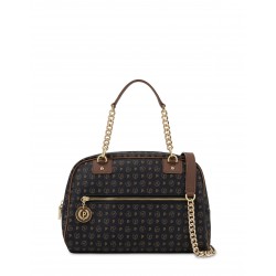 Borsa a mano Bowling Logo Marrone