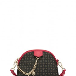 Borsa A Tracolla Heritage Logo Classic Nero/Lacca