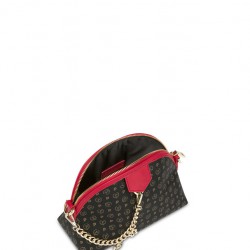 Borsa A Tracolla Heritage Logo Classic Nero/Lacca