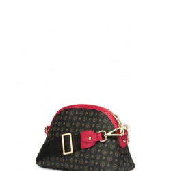 Borsa A Tracolla Heritage Logo Classic Nero/Lacca