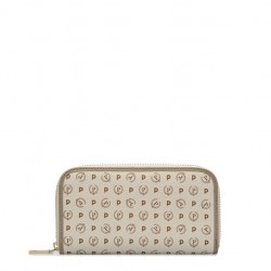 Portafoglio Zip Around Heritage Logo Classic Avorio/Ghiaccio