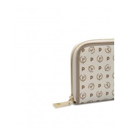 Portafoglio Zip Around Heritage Logo Classic Avorio/Ghiaccio