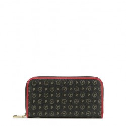 Portafoglio Zip Around Heritage Logo Classic Nero/Lacca