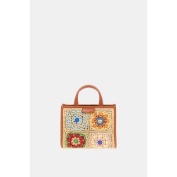 Borsa a mano CARIOCA MINI TOTE CROCHET MULTI