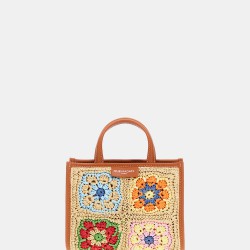 Borsa a mano CARIOCA MINI TOTE CROCHET MULTI