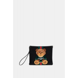 Borsa a mano JELLYSTONE CLUTCH CANVAS Black