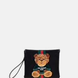 Borsa a mano JELLYSTONE CLUTCH CANVAS Black