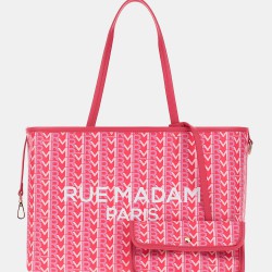 Borsa a spalla RM SHOPPING MONOGRAM FUCHSIA
