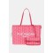 Borsa a spalla RM SHOPPING MONOGRAM FUCHSIA