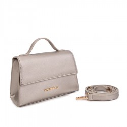 Micro Bag a mano SAFFIANO Argento